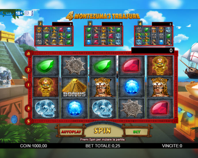 4 montezuma’s treasure