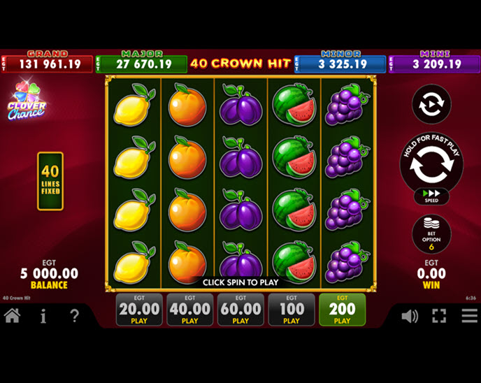 40 crown hit