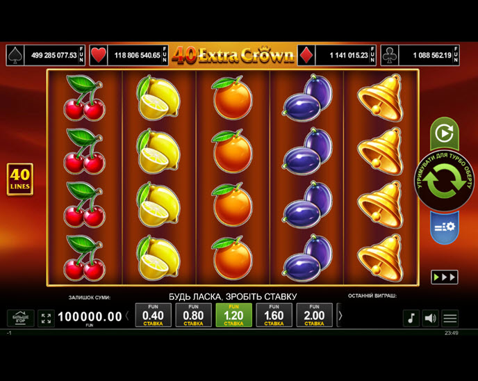 40 extra crown