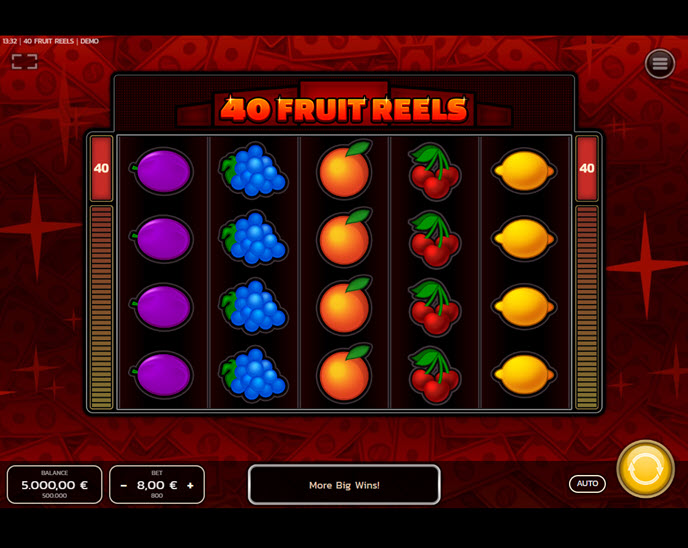 40 fruit reels