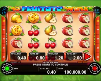 40 Fruitata Wins