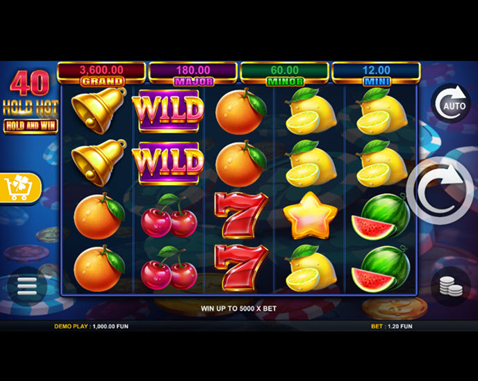 40 hold hot hold and win