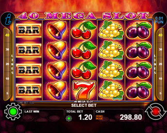 40 mega slot