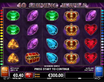 40 shining jewels