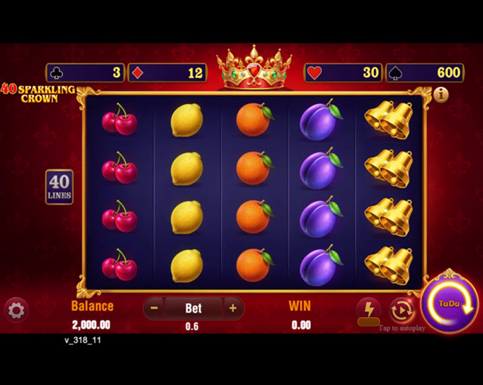40 sparkling crown