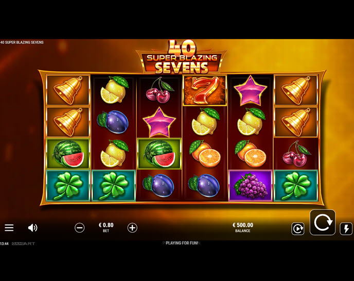 40 super blazing sevens