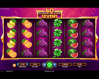 40 super heated sevens
