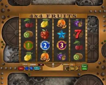 4×4 Fruits
