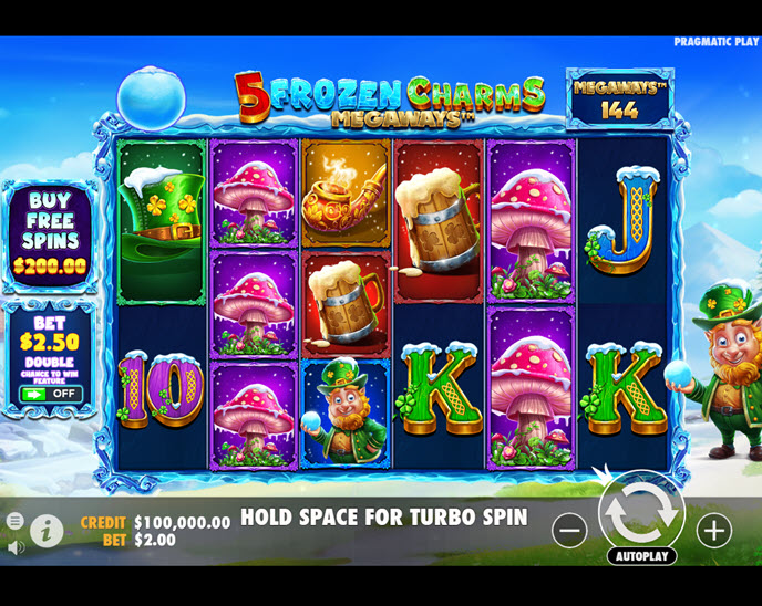 5 frozen charms megaways