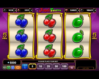 5 juggle fruits
