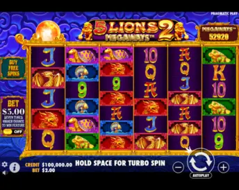 5 Lions Megaways 2