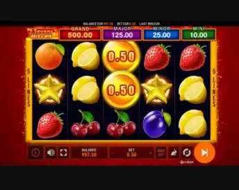5 sevens hold & win