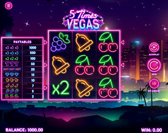 5 times vegas