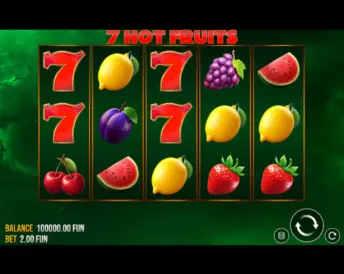 7 Hot Fruits – 5 Lines