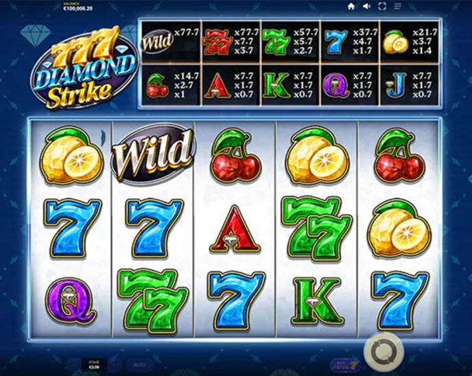 777 diamond strike