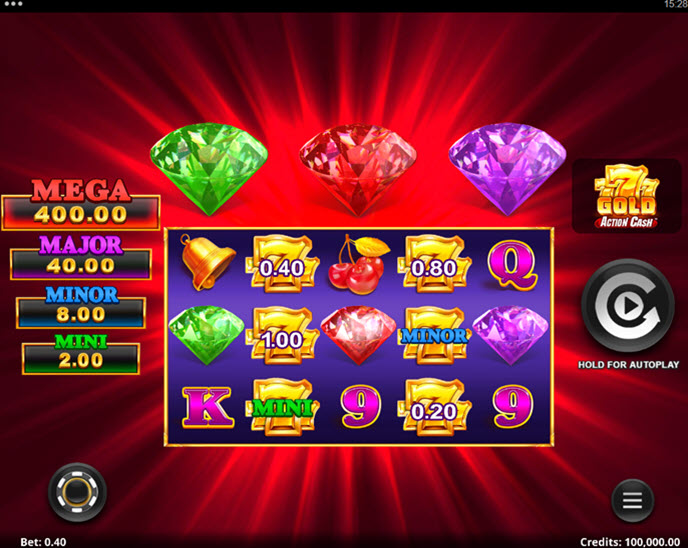 777 gold action cash