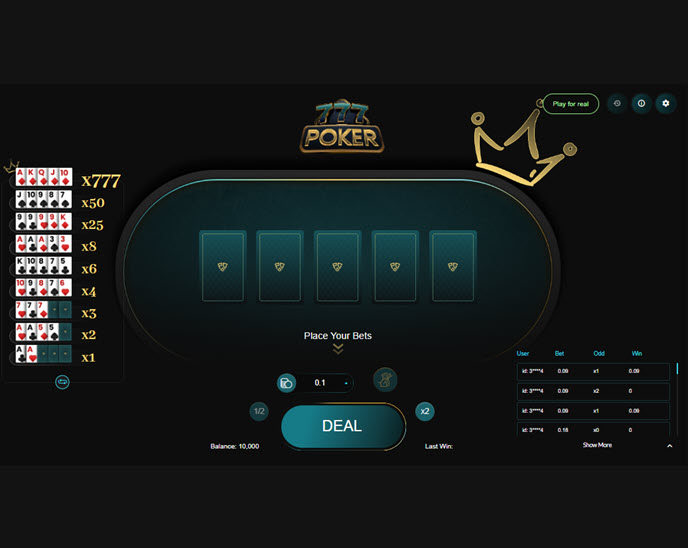 777 poker