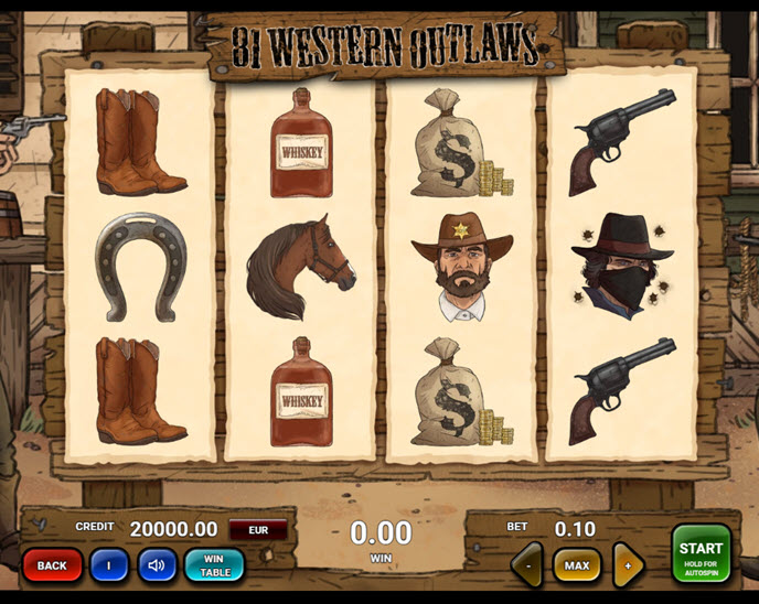 81 western outlaws