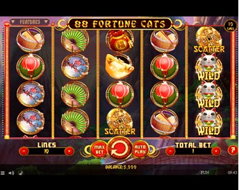 88 fortune cats