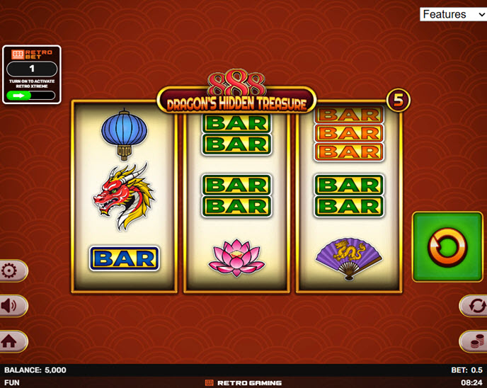 888 - dragon's hidden treasure