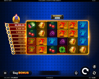 9 blazing cashpots megaways
