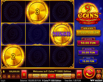 9 coins: 1000 edition
