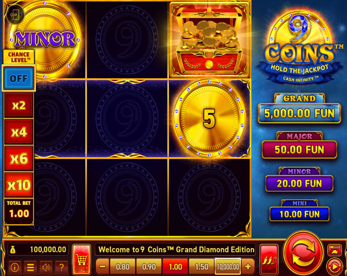 9 coins grand diamond edition