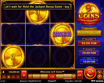 9 coins