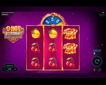 9 Hot Fruits Stick and Spin 3×3