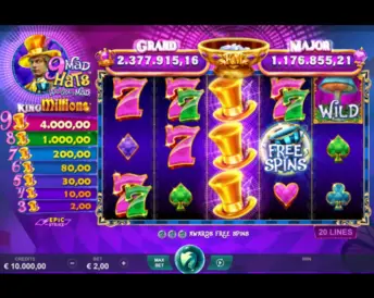 9 Mad Hats King Millions