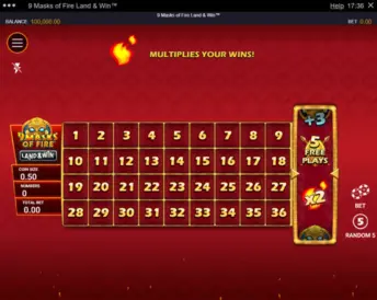 9 Masks of Fire Land & Win