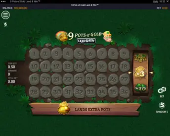 9 Pots of Gold Land & Win