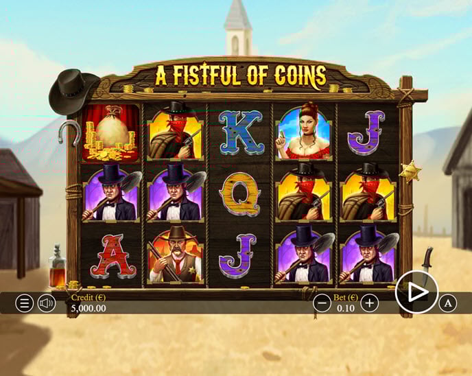 a fistful of coins