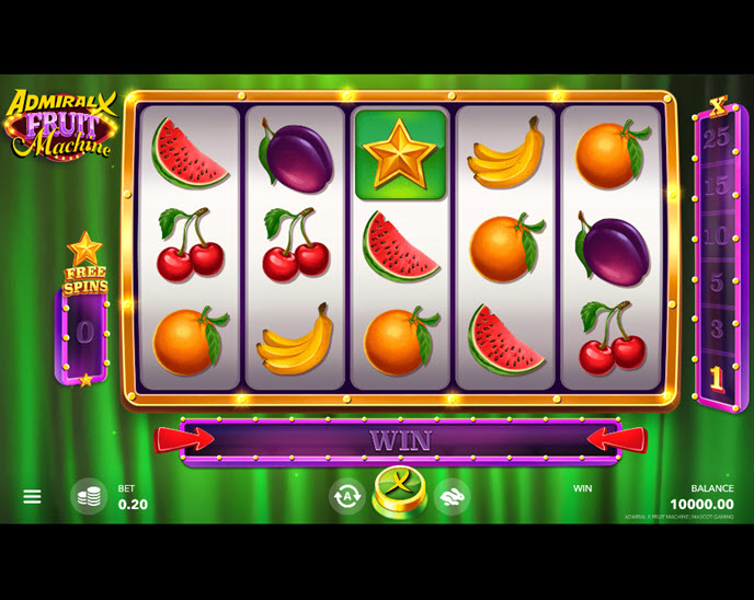 admiralx fruit machine