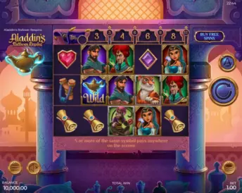 Aladdin’s Rollover Respins
