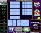 all american poker 10 hands