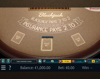 american blackjack (nucleus gaming)