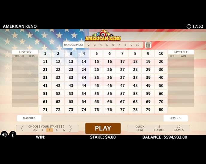 american keno
