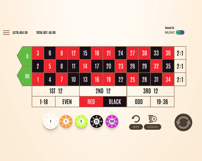 american roulette (flipluck)
