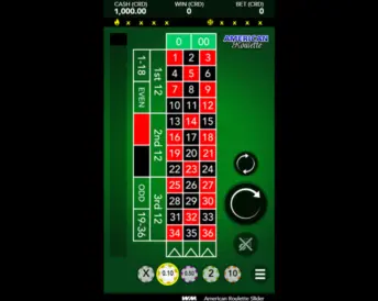 American Roulette Slider