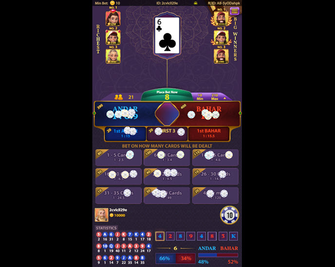 andar bahar (kingmidas)