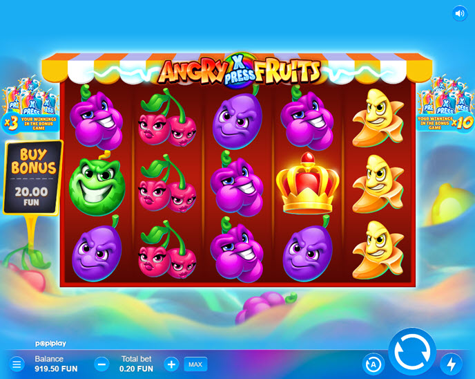 angry fruits (popiplay)