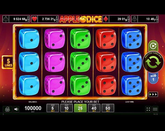 apple dice