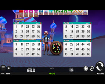 arabian bingo