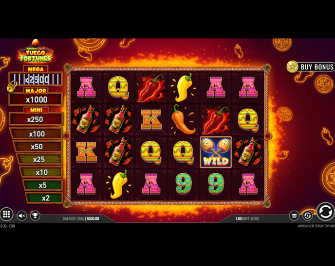 arriba heat fuego fortunes