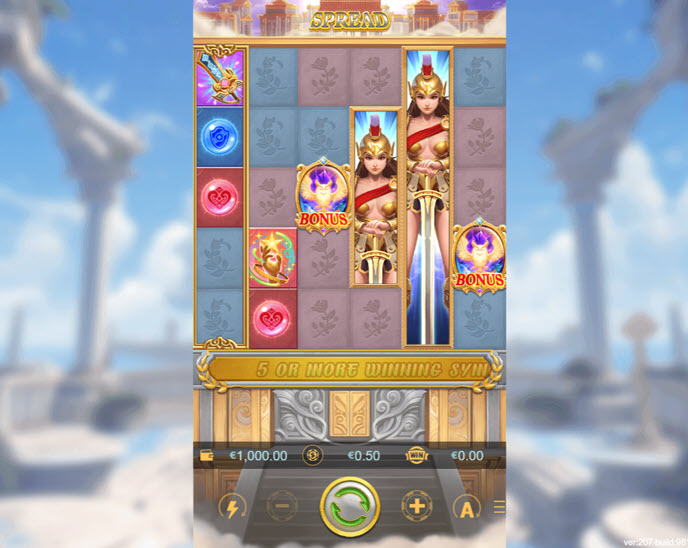 athena lucky spread