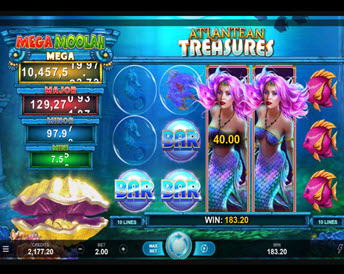 atlantean treasures mega moolah