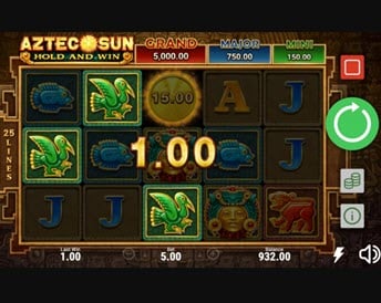 aztec sun hold and win