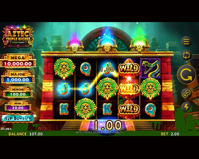 aztec triple riches power combo