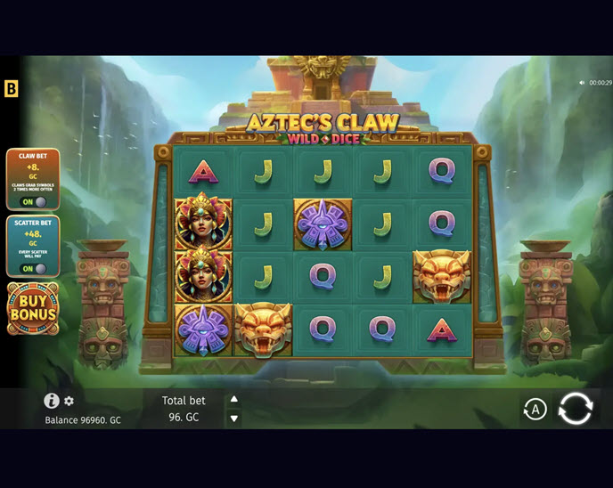 aztec’s claw wild dice